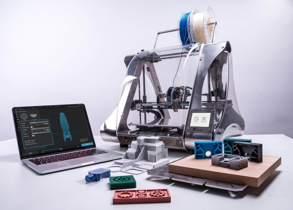logiciel CAO et imprimante 3D
